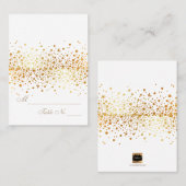 PixDezines Dazzled Imitats Gold/Place/Escort Cards Platzkarte (Vorne/Hinten)