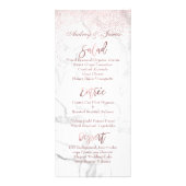 PixDezines Dazzled Imitats Rose Gold+Marmor Menü (Hinten)