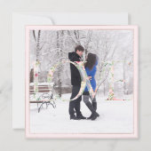 PixDezines DELICATE LIEBE BLUSH PINK DIY HINTERGRU Save The Date (Rückseite)