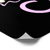 PixDezines Desiree Damask Cake, Lilac Poster (Ecke)