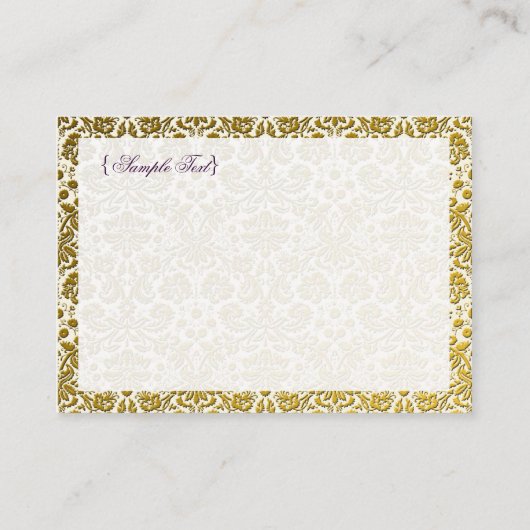 PixDezines Desiree Damask/DIY Einschließungskarten Begleitkarte (Rückseite)