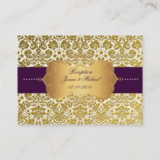 PixDezines Desiree Damask/DIY Einschließungskarten Begleitkarte (Vorderseite)