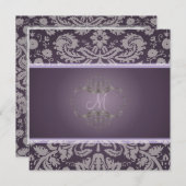 PixDezines DESIREE DAMASK/DIY-Hintergrund Einladung (Vorne/Hinten)