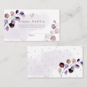 PixDezines Diaper Raffle Gum Eukalyptus Platzkarte (Vorne/Hinten)