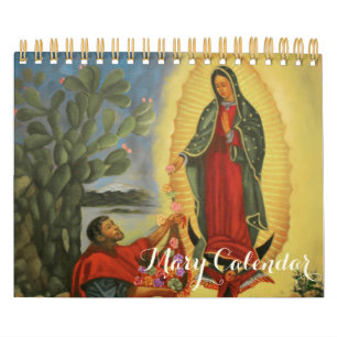 PixDezines die Jungfrau Mary/Appartments jedes Jah Kalender