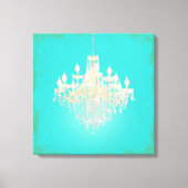 PixDezines DIY Background/Crystal Chandelier Leinwanddruck (Vorderseite)