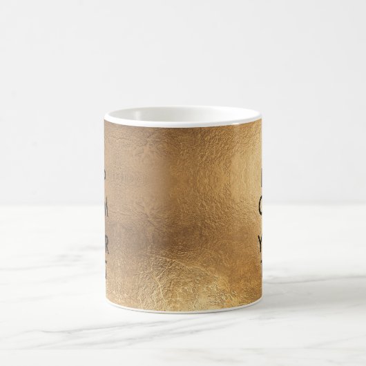 PixDezines DIY Behalte Ruhe/Imitate Farbe Gold/DIY Kaffeetasse (Mittel)