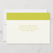 PixDezines DIY color.. extravaganter Schriftart... Einladung (Rückseite)