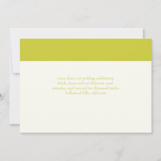 PixDezines DIY color.. extravaganter Schriftart... Einladung (Rückseite)