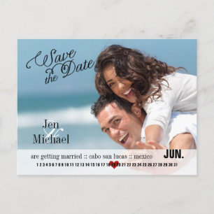 PixDezines DIY Color//Kalender Ankündigungspostkarte