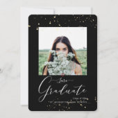 PixDezines DIY Color Typografy Abschluss Announc Ankündigung (Vorderseite)