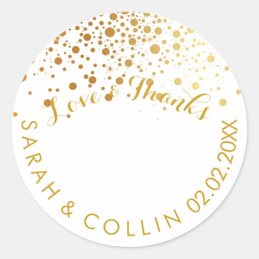 PixDezines-DIY-Farb-/Blindfarben/Goldflecken Runder Aufkleber (Vorderseite)