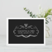 PixDezines DIY-Farb-/Nouveau-Rollen Einladung (Stehend Vorderseite)