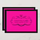 PixDezines DIY-Farb-/Nouveau-Rollen Einladung (Vorne/Hinten)