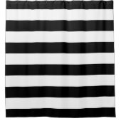 PixDezines DIY Farbanpassbare Streifen Duschvorhang (Vorderseite)