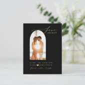 PixDezines DIY-Farbbogenrahmen Minimalistisch Rett Postkarte (Stehend Vorderseite)