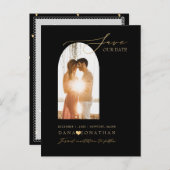 PixDezines DIY-Farbbogenrahmen Minimalistisch Rett Postkarte (Vorne/Hinten)