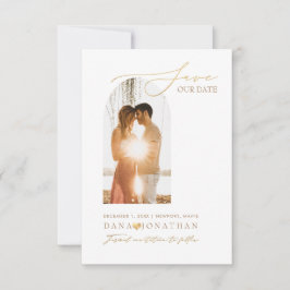 PixDezines DIY-Farbbogenrahmen Save The Date