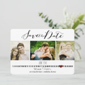 PixDezines DIY Farbe/Fotos Save the Date (Stehend Vorderseite)
