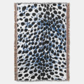 PixDezines DIY Farbe/Gepardendruck Decke (Vorderseite Vertikal)