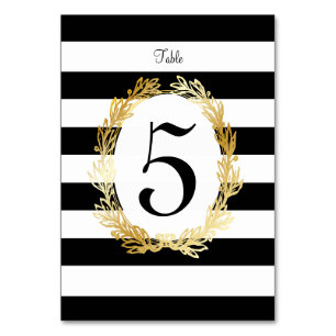 PixDezines DIY Farbe/Gold Olivenzweige/Tisch Nr. Tischnummer