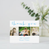 PixDezines DIY Farbe/Hochzeit danke/lustiges Drehb Postkarte (Stehend Vorderseite)