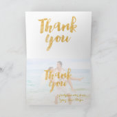 PixDezines DIY Farbe/Imitat Gold/Dankeschön-Karten Dankeskarte (Innenseite)