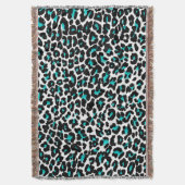PixDezines DIY Farbe/Leopardruck Decke (Vorderseite Vertikal)