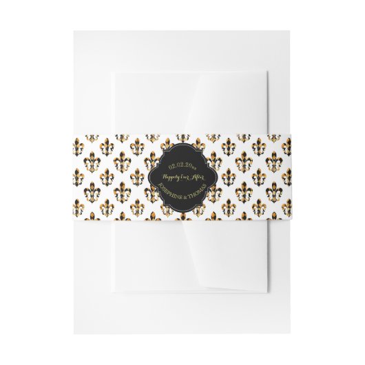 PixDezines DIY Farbe/Lilie Einladungsbanderole (Vorderseite Beispiel)