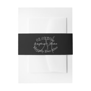 PixDezines DIY Farbe/Monogramm Einladungsbanderole