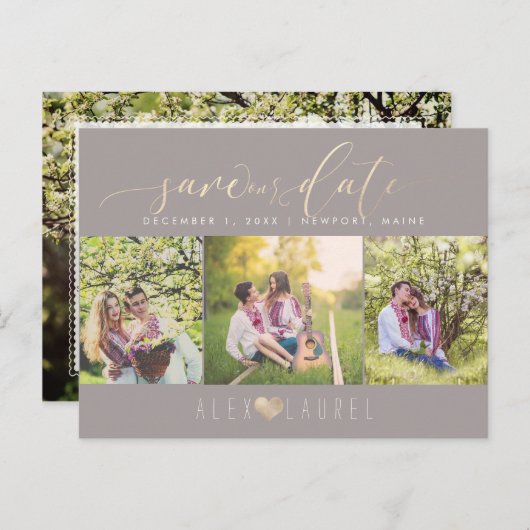 PixDezines DIY Farbe/Rett unseres Datums/unserer I Postkarte (Vorne/Hinten)