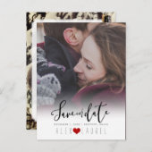 PixDezines DIY Farbe/Rett unseres Datums/unserer K Postkarte (Vorne/Hinten)