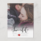 PixDezines DIY Farbe/Rett unseres Datums/unserer K Postkarte (Vorderseite)