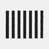 PixDezines DIY Farbe/Schwarz/Weiß/Streifen Fleecedecke (Vorderseite (Horizontal))