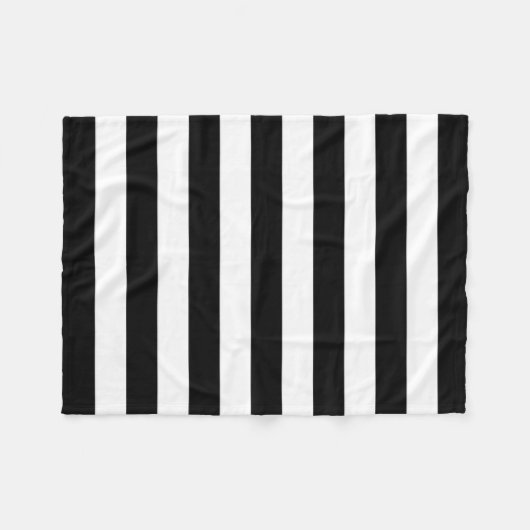 PixDezines DIY Farbe/Schwarz/Weiß/Streifen Fleecedecke (Vorderseite (Horizontal))
