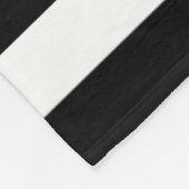 PixDezines DIY Farbe/Schwarz/Weiß/Streifen Fleecedecke (Ecke)