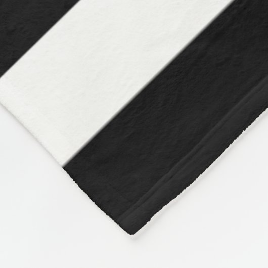 PixDezines DIY Farbe/Schwarz/Weiß/Streifen Fleecedecke (Ecke)