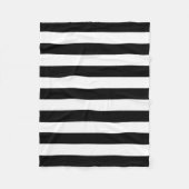 PixDezines DIY Farbe/Schwarz/Weiß/Streifen Fleecedecke (Vorderseite)