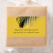 PixDezines DIY Farbe: schwarze Palmfronten (Insitu)