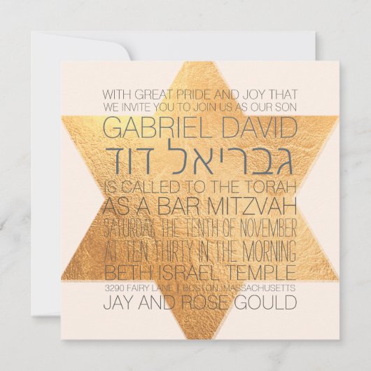 PixDezines DIY Farbe/Typografie/Bar mitzvah Einladung (Rückseite)