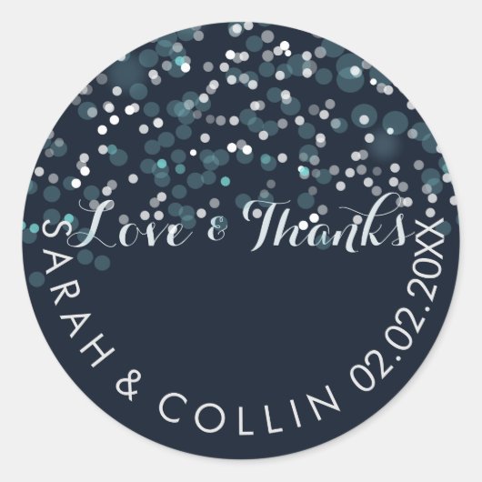 PixDezines DIY Farbe/Wintersoiree/Schnee Runder Aufkleber (Vorderseite)