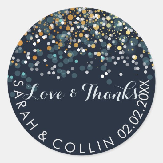 PixDezines DIY Farbe/Wintersoiree/Schnee Runder Aufkleber (Vorderseite)