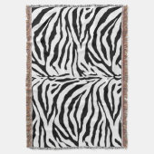 PixDezines DIY Farbe/Zebra Druck Decke (Vorderseite Vertikal)