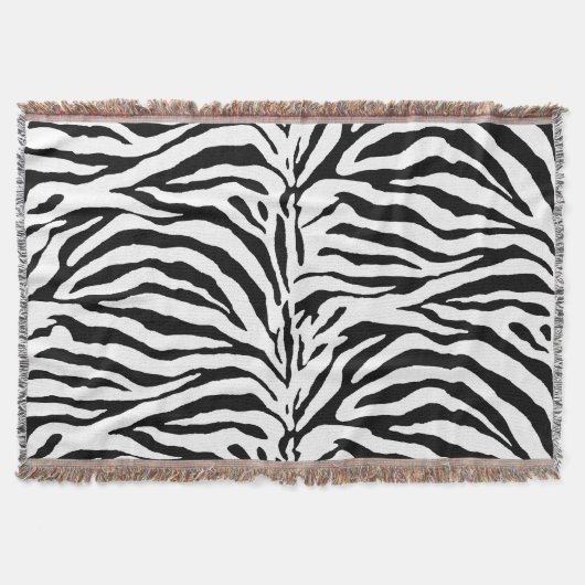 PixDezines DIY Farbe/Zebra Druck Decke (Vorderseite)