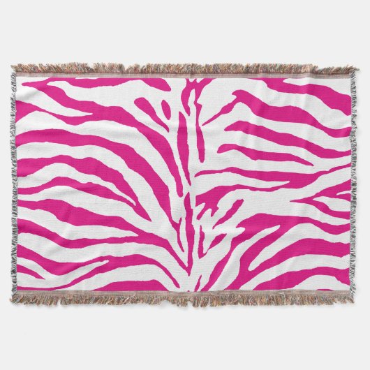 PixDezines DIY Farbe/Zebra Druck Decke (Vorderseite)