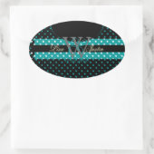 PIxDezines DIY Farben, Dots u.a. Ovaler Aufkleber (Tasche)