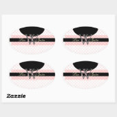 PIxDezines DIY Farben, Dots u.a. Ovaler Aufkleber (Blatt)