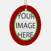 PixDezines DIY Farben/Fotorahmen/Weihnachten Keramikornament (Rechts)