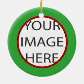 PixDezines DIY Farben/Fotorahmen/Weihnachten Keramikornament (Hinten)