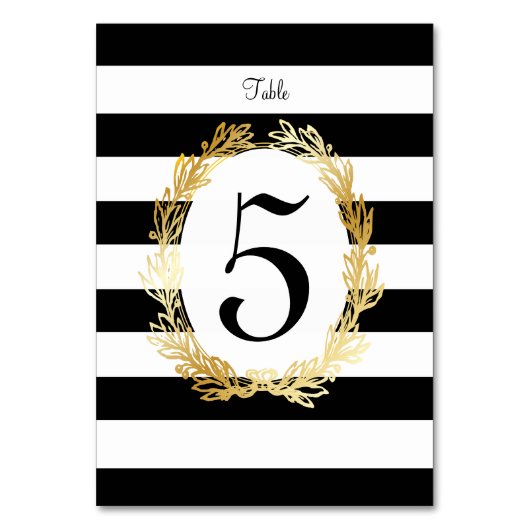 PixDezines DIY Farben/Gold Olivenzweige/Tabelle Nr Tischnummer (Rückseite)